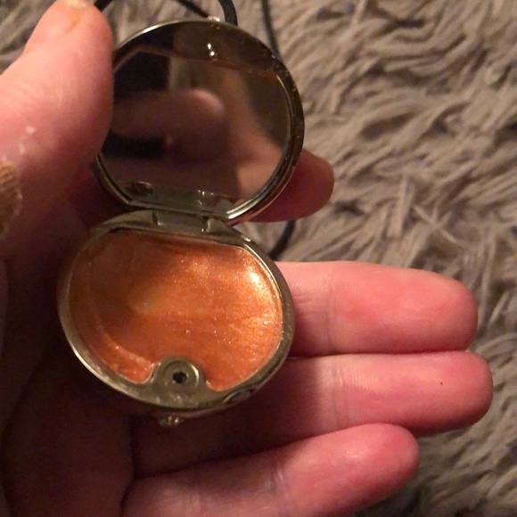 DIOR SILVER BALL W RHINESTONES LIP GLOSS NECKLACE - Picture 8 of 8